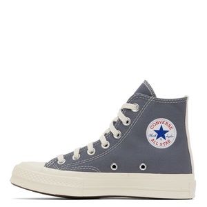 Grey Converse Play Comme des Garçon